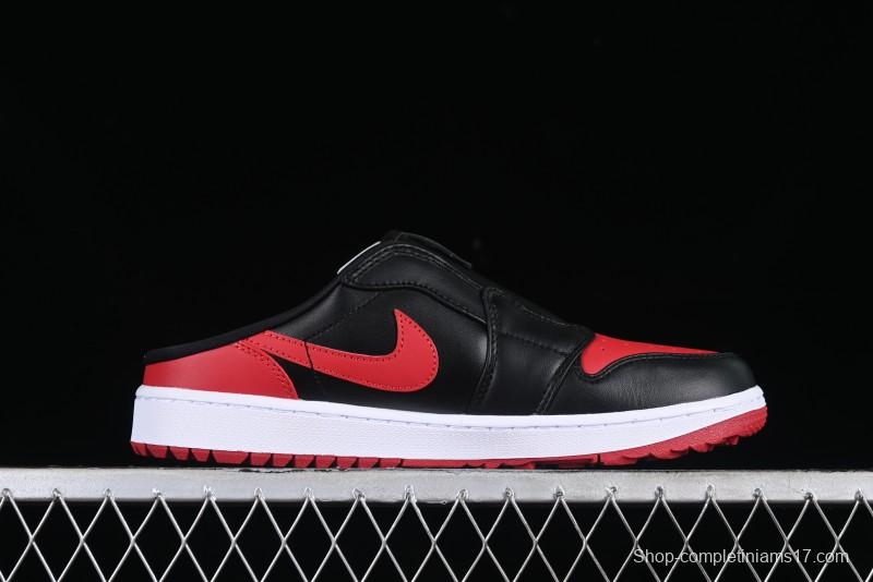 Nike Air Jordan 1 Mule Golf Shoes with Memory Foam and Rotational Traction Outsole - FJ1214-001