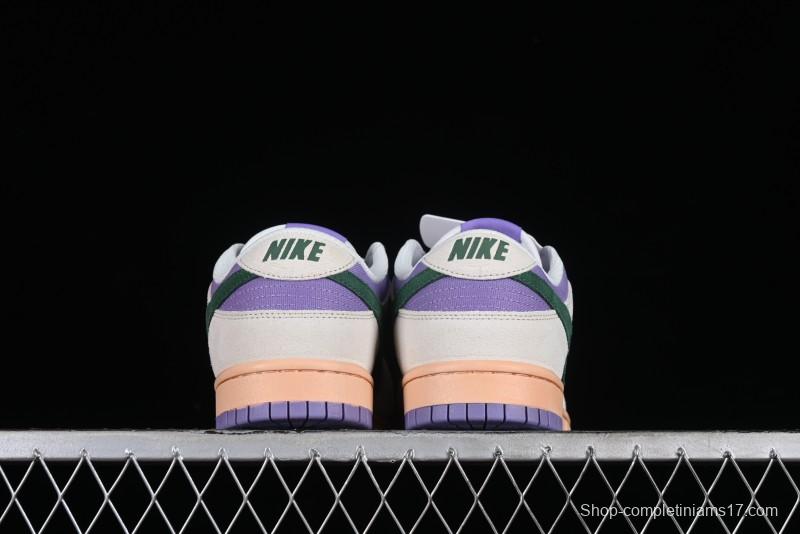 Nike SB Dunk Low Casual Skateboarding Shoes in Purple with Black Swoosh - HF5030-030