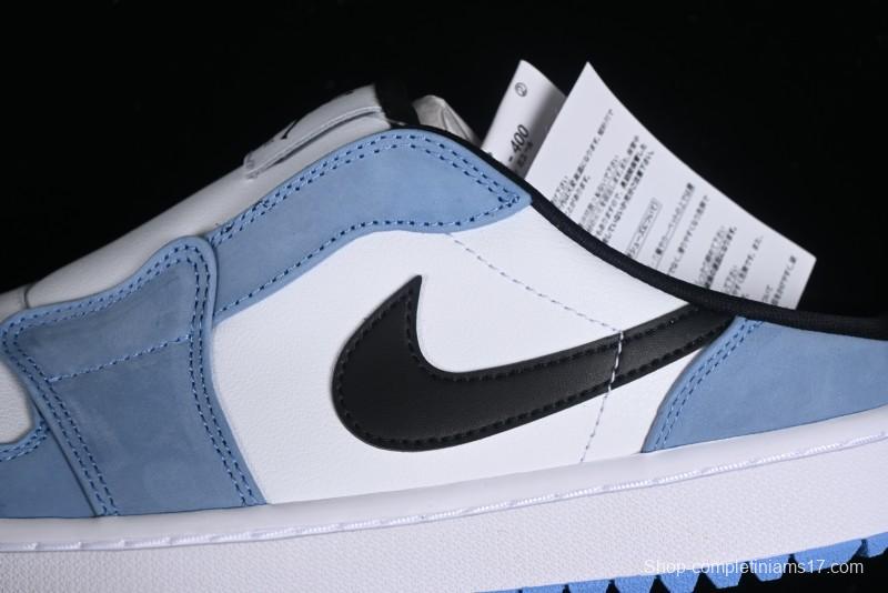Nike Air Jordan 1 Mule Golf Shoes with University Blue Colorway - FJ1214-400