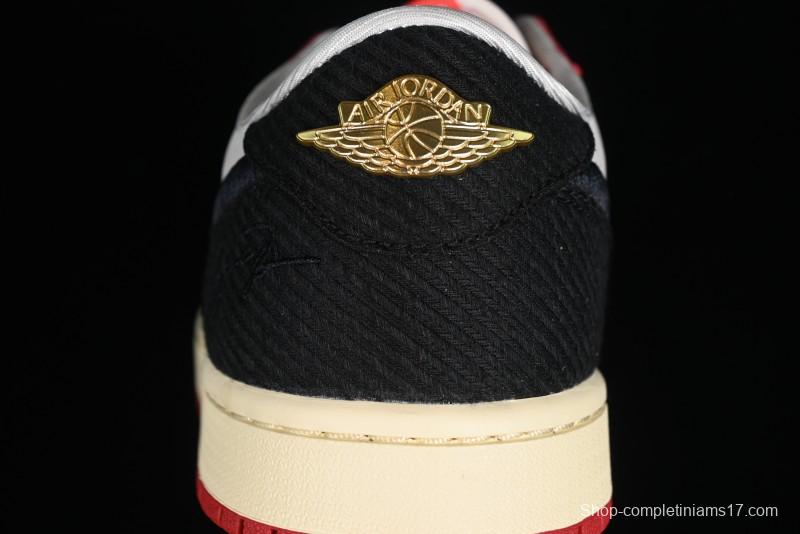 Nike Trophy Room x Jordan 1 Low OG "Away" Casual Sneakers - FN0432-100