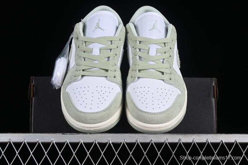 Nike Air Jordan 1 Low AJ1 Apple White Green Low-Top Lifestyle Basketball Shoes - FN5214-131