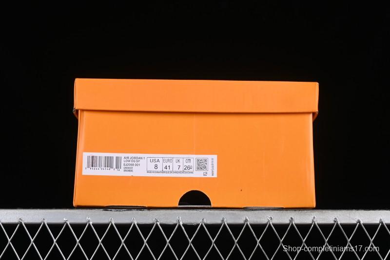 Nike Air Jordan 1 Low OG SP Travis Scott x Fragment Design Collaboration Sneakers - SJ2068-001