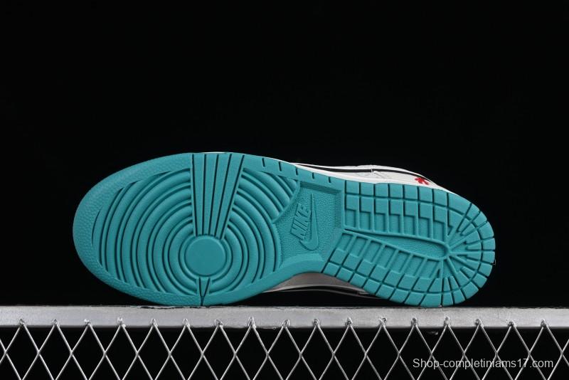 Nike SB Dunk Low LV Collaboration - Beige Violent Bear Anniversary High-End Custom Low-Top Casual Skate Shoes - SJ2068-240