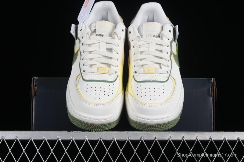 Nike Air Force 1 Shadow Low-Top Sneakers with Lightweight EVA Midsole and Anti-Slip RB Rubber Outsole - FN6335-101