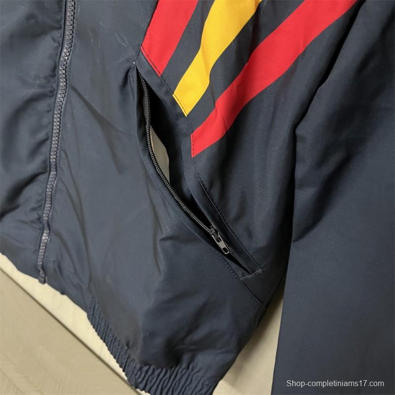 2024 Spain Navy Windbreaker