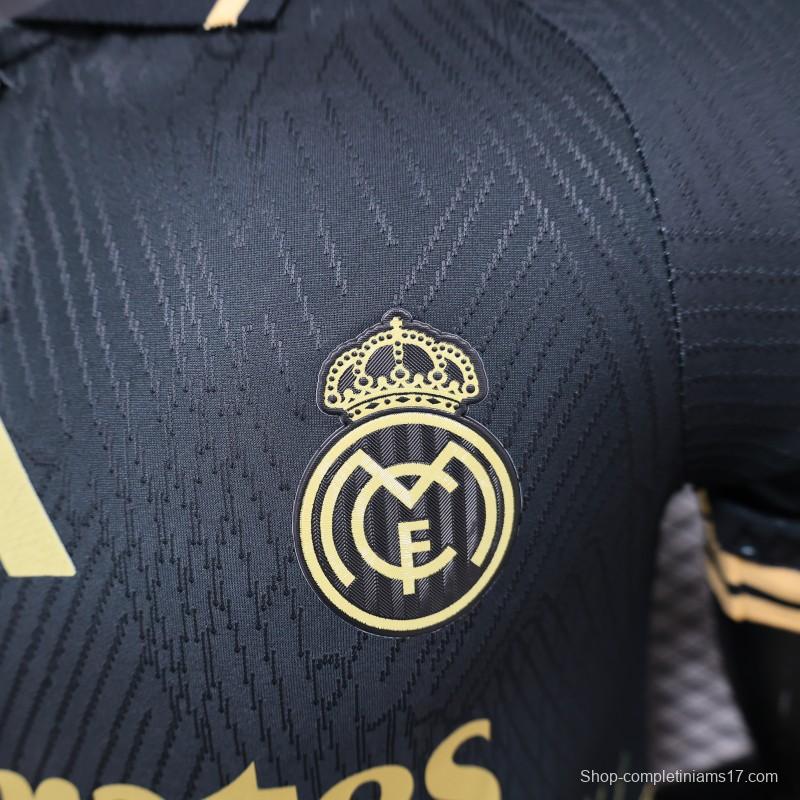 Player Version 24/25 Real Madrid Black/Golden Specail Jersey