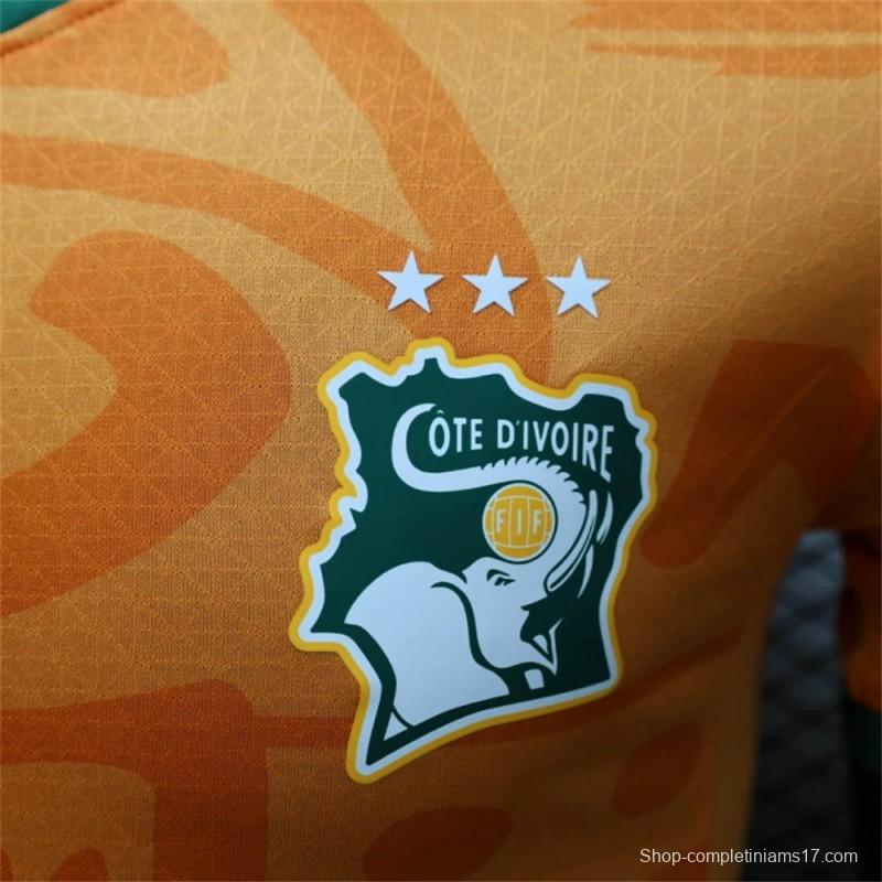 24/25 Player Version Ivory Coast Home Jersey