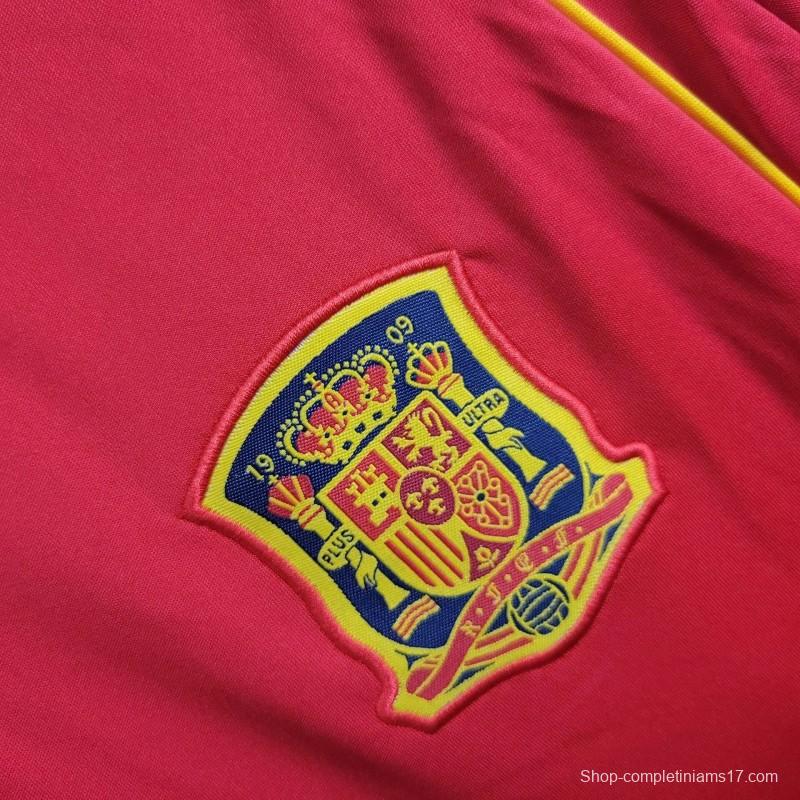 2010 Retro Spain Home Jersey