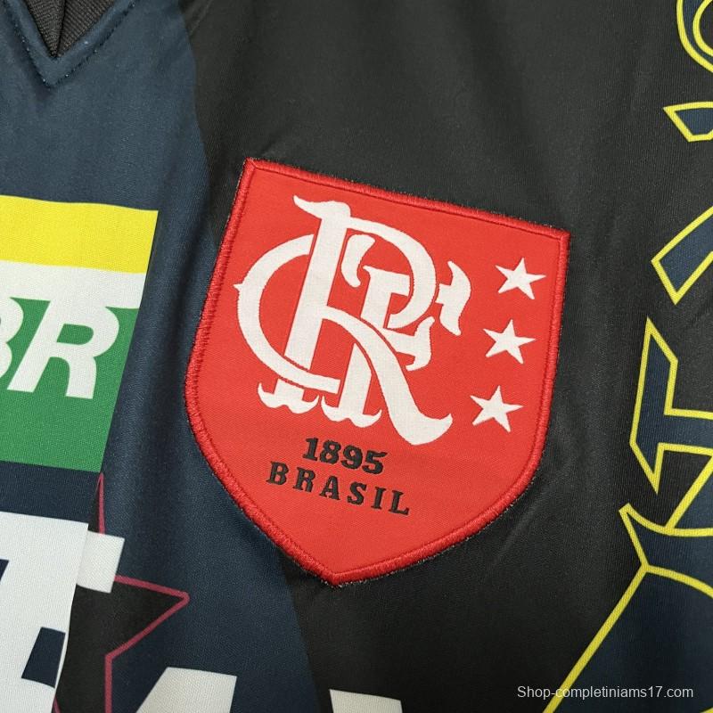 Retro1997/98 Flamengo Black Goalkeeper Long Sleeve Jersey