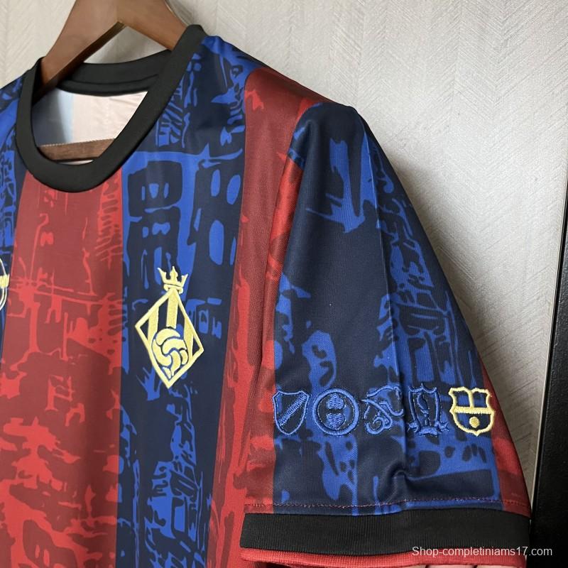 25/26 Barcelona Comma Football The Prince Special Jersey