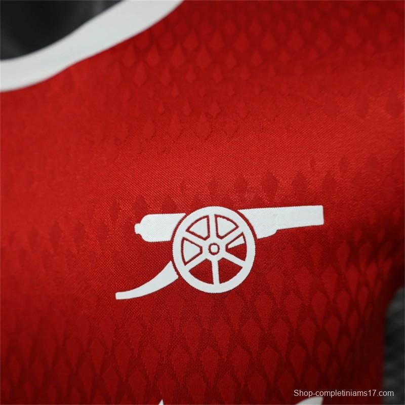25/26 Player Version Arsenal Match Training Red Jersey