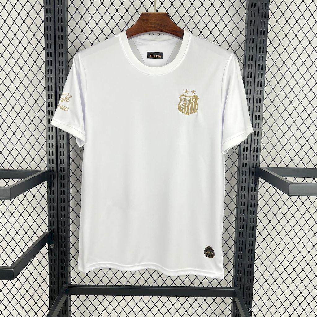 2025/26 Santos Pele 1.000 GOLS White Jersey