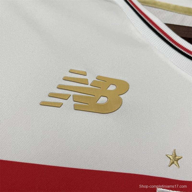 25/26 Women Sao Paulo Home Jersey With Chest Sponsor