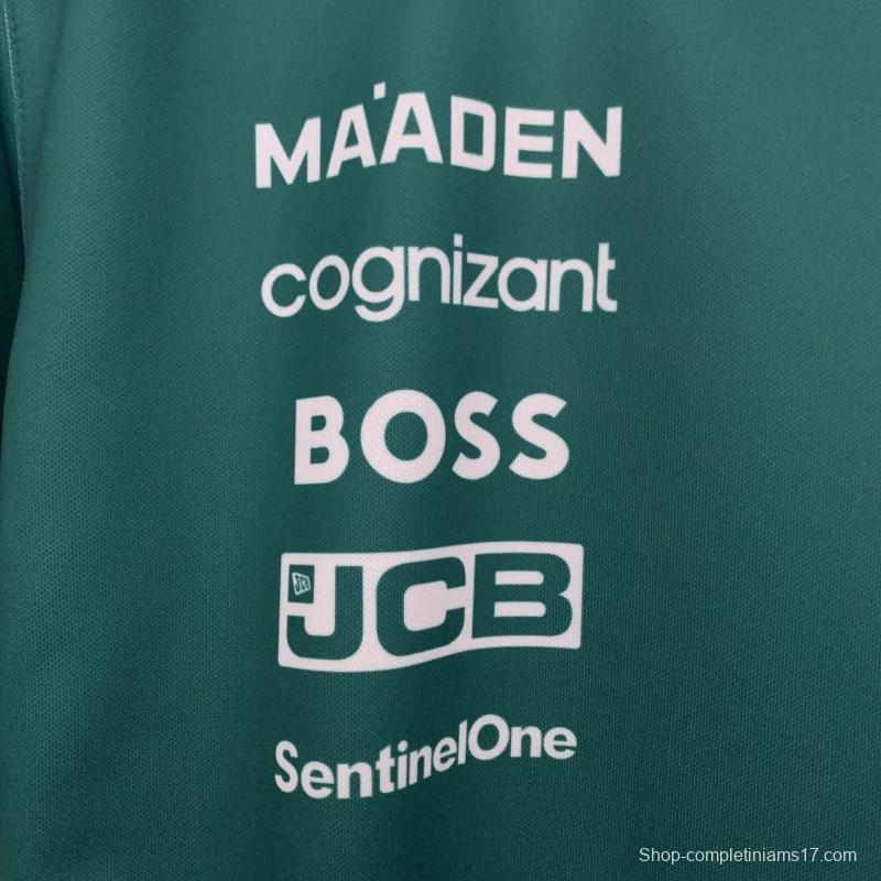 2025 F1 Formula Aston Martin Green ARAMCO #14 T-Shirt