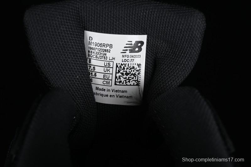 New Balance 1906 Series Retro Dad Style Casual Running Shoes with T-Beam Outsole and Exposed Cushioning - M1906RPB