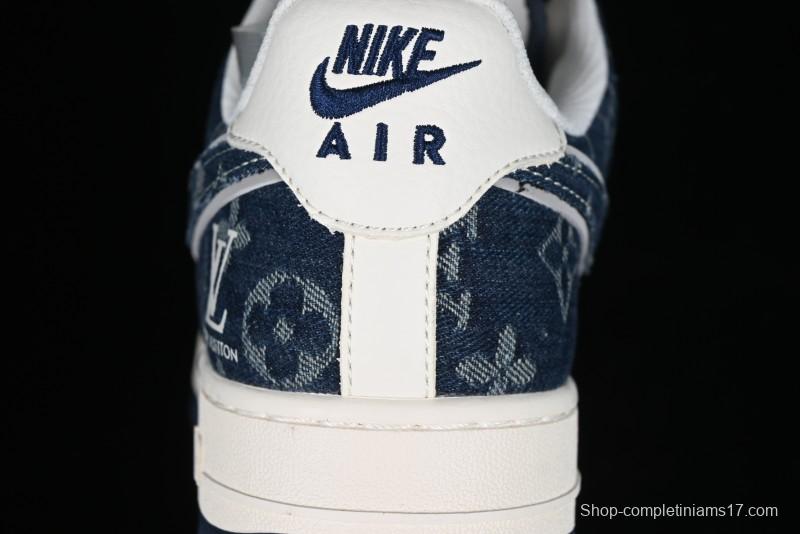 Nike Air Force 1 '07 Low LV Collaboration - Midnight Navy Low-Top Casual Sneakers - SJ2088-003