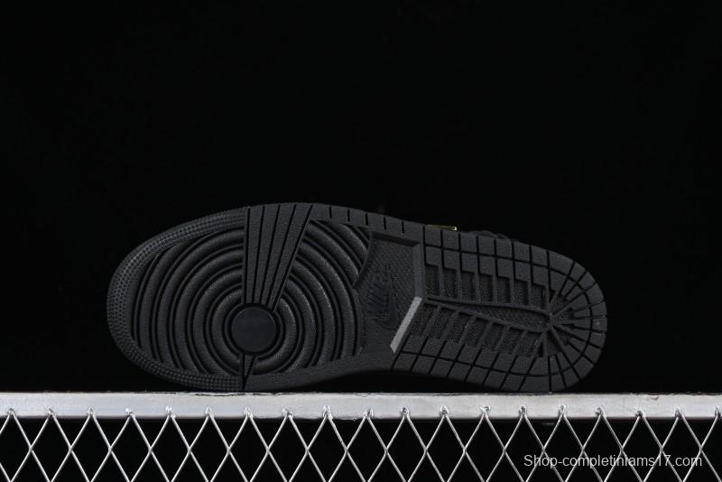 Nike Air Jordan 1 Low "Method of Make" Casual Sneakers with Woven Design - FN5032-007