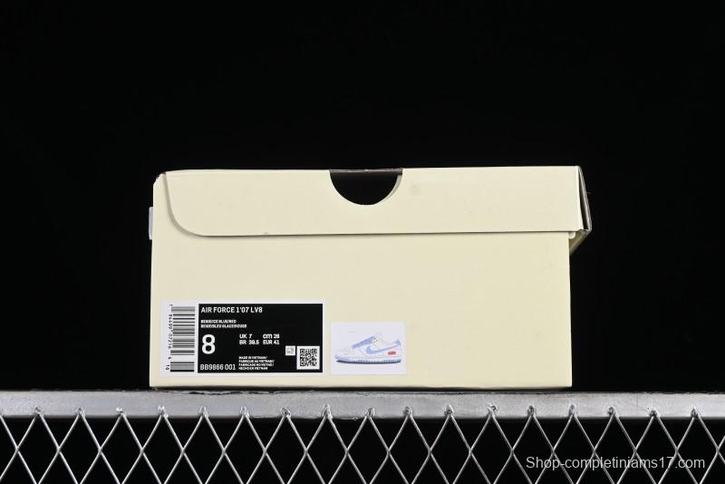 Nike Supreme x SB Dunk Low Stone Island Collaboration - Azure Starry Sky Anniversary High-End Custom Low-Top Casual Sneakers - BB9866-001