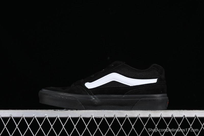 Vans Caldrone Classic Black Retro Skate Shoes - VN0007P9BA2