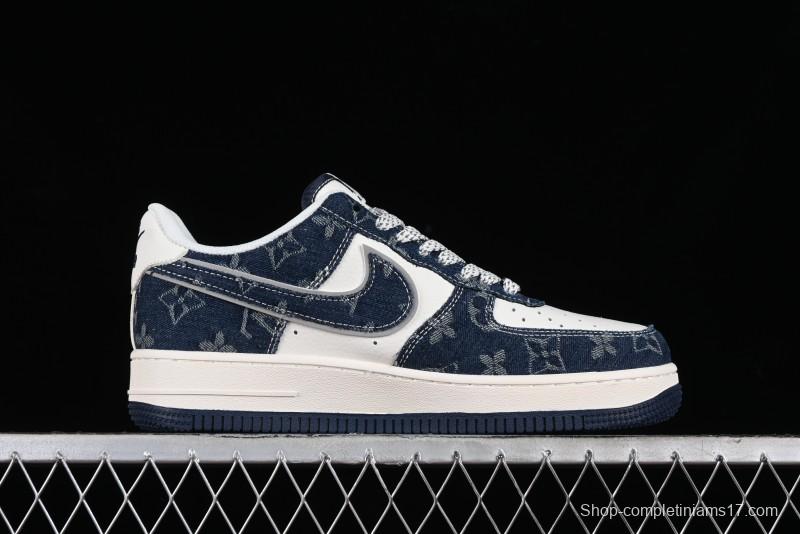 Nike Air Force 1 '07 Low LV Collaboration - Midnight Navy Low-Top Casual Sneakers - SJ2088-003