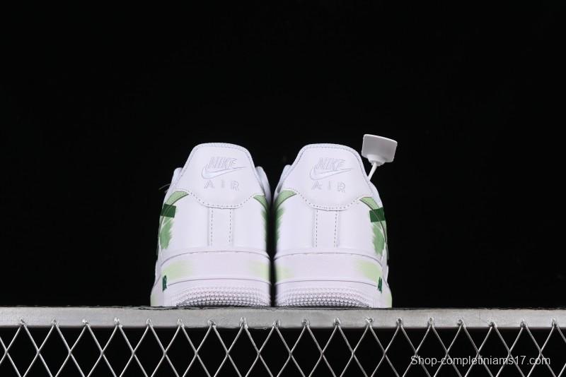 Nike Air Force 1 '07 Low Custom Hand-Painted Anime Theme with Swoosh Shadow and Strap - CW2288-111