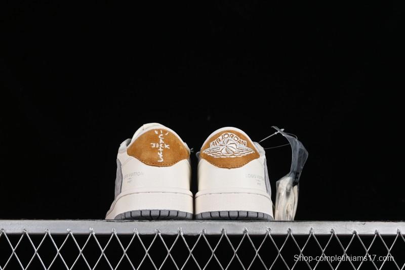 Nike Air Jordan 1 Low OG SP Travis Scott x Fragment Design Retro Sneakers - LX1988-800