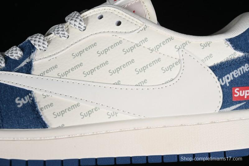 Nike Air Jordan 1 Low OG SP Travis Scott x Fragment Design Collaboration Sneakers - LJ5188-001