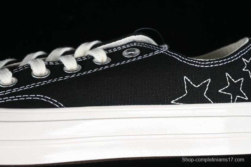Converse Chuck 70 SNL Low Top Canvas Sneakers with Star Embroidery and Metal Studs - A11612C