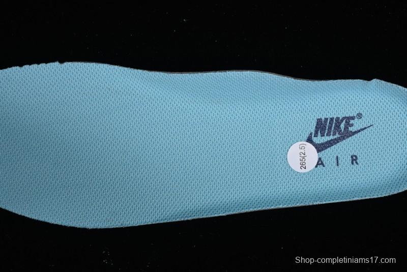 Nike Air Force 1 '07 Low White Blue Color Blocking Casual Sneakers - HF4837-407