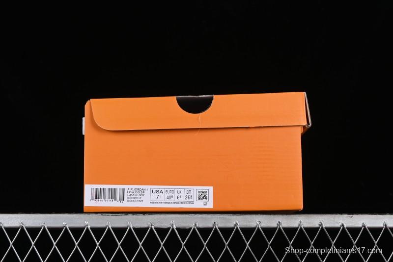 Nike Air Jordan 1 Low OG SP Travis Scott x Fragment Design Collaboration Sneakers - LJ5188-002