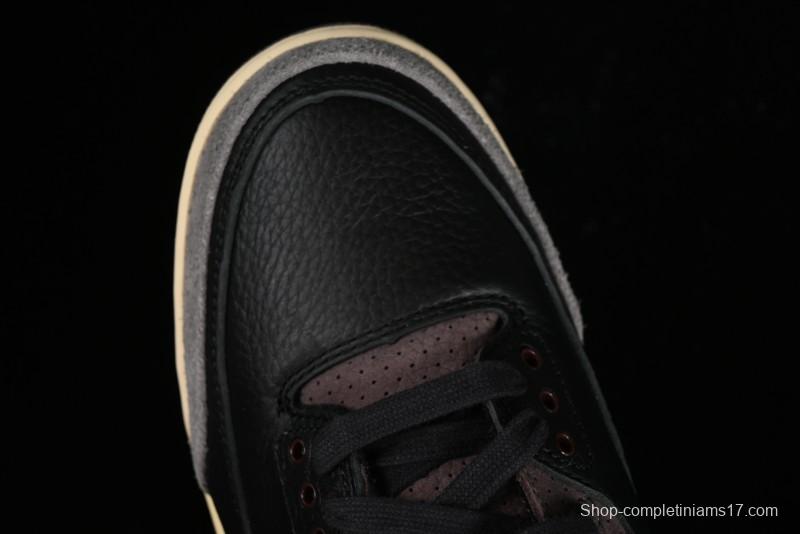 Nike A Ma Maniere x Air Jordan 3 Retro Black Sneakers - FZ4811-001