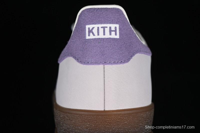 Adidas Originals Gazelle Indoor Kith Retro Casual Slip-Resistant Wear-Resistant Low-Top Sneakers - IH0120