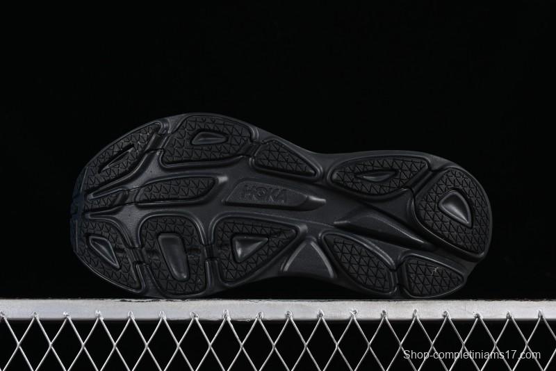 HOKA ONE ONE Bondi 8 Functional Cushioned Running Shoes with Engineered Mesh Upper - 1123202 BBLC