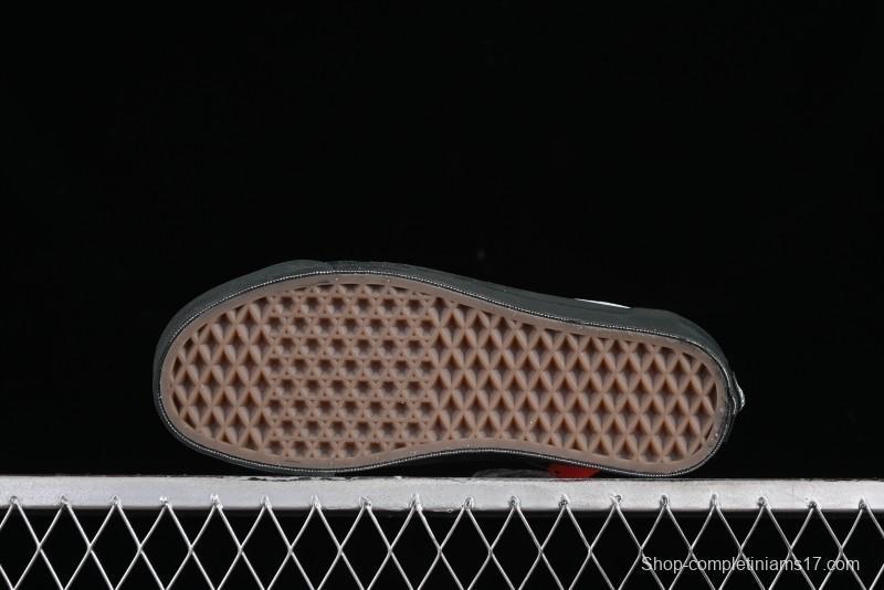 Vans Old Skool Reissue 136 Retro Casual Vulcanized Sneakers in Gray Blue White - VN000CRPGRN