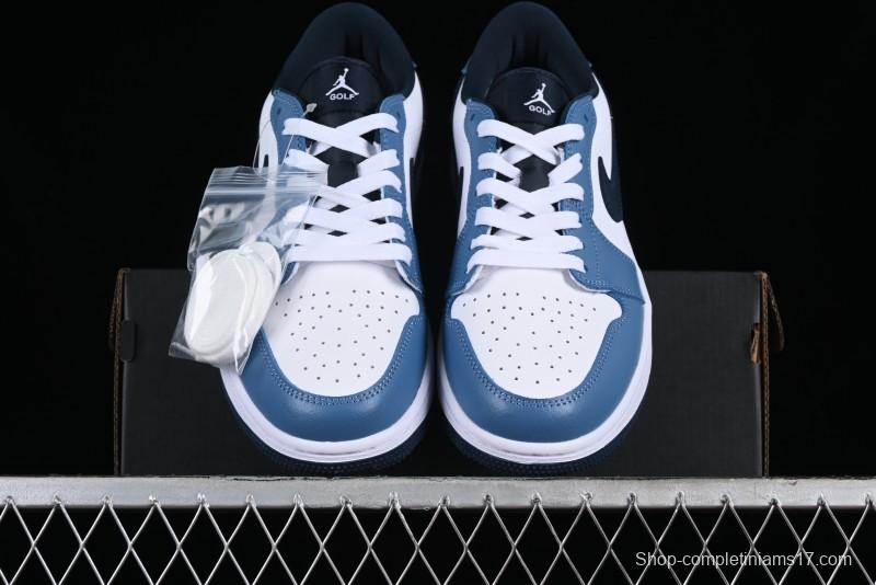 Nike Air Jordan 1 Low Golf Shoes Navy Blue - DD9315-115