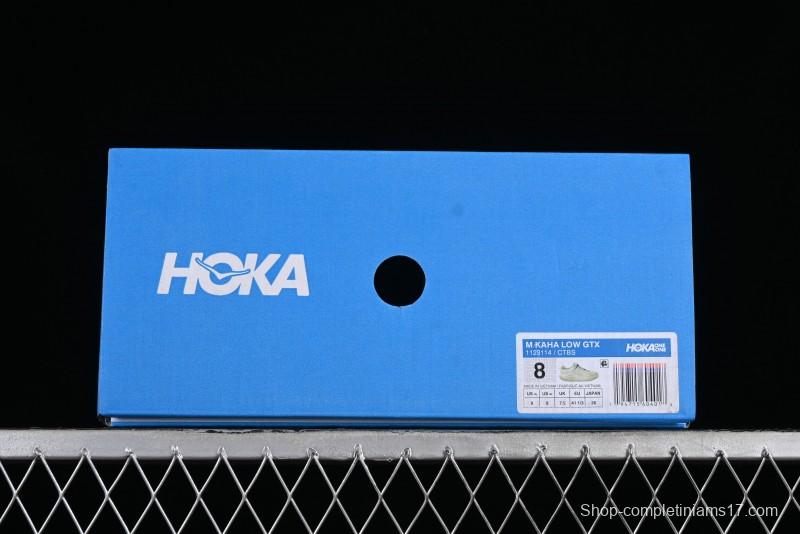 HOKA ONE ONE Kaha Low GTX Hiking Shoes with Geometric Cushioning and Waterproof Design - 1123114 CTBS