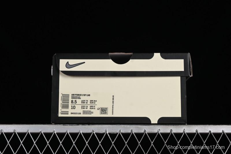 Nike Air Force 1'07 Low "Keep Fresh" Casual Sneakers in Dark Gray with Small Swoosh - BM2023-105