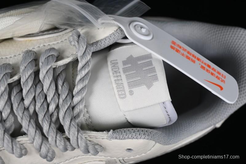 Nike Undefeated Air Force 1'07 Low Casual Sneakers in Beige Hemp with Reflective Details - UT2023-203