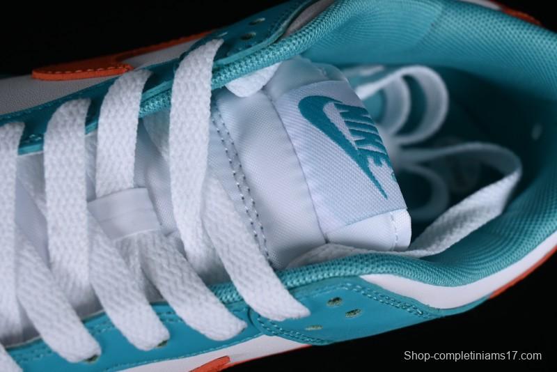 Nike SB Dunk Low Casual Skate Shoes in White Green Orange - DV0833-102