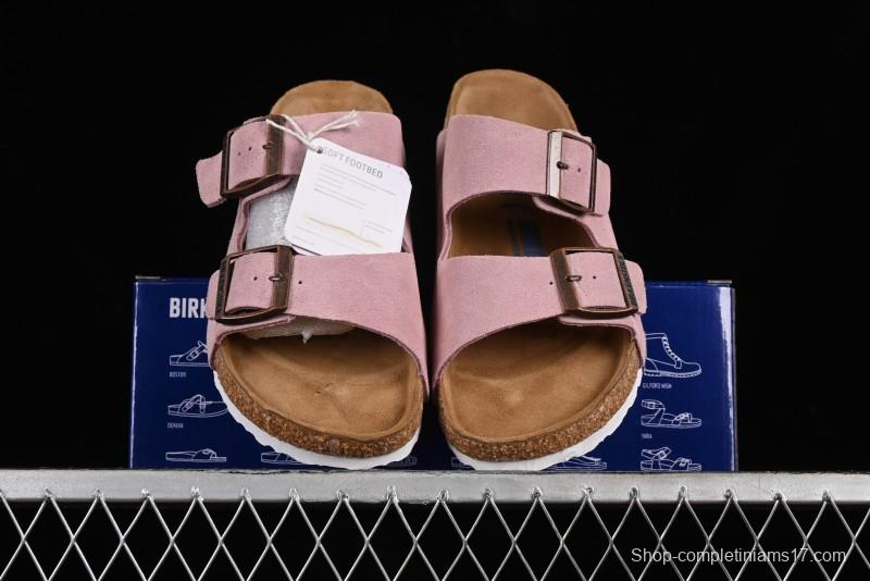 Birkenstock Arizona Soft Footbed Sandals with Suede Leather and Lambswool Lining - G.D4