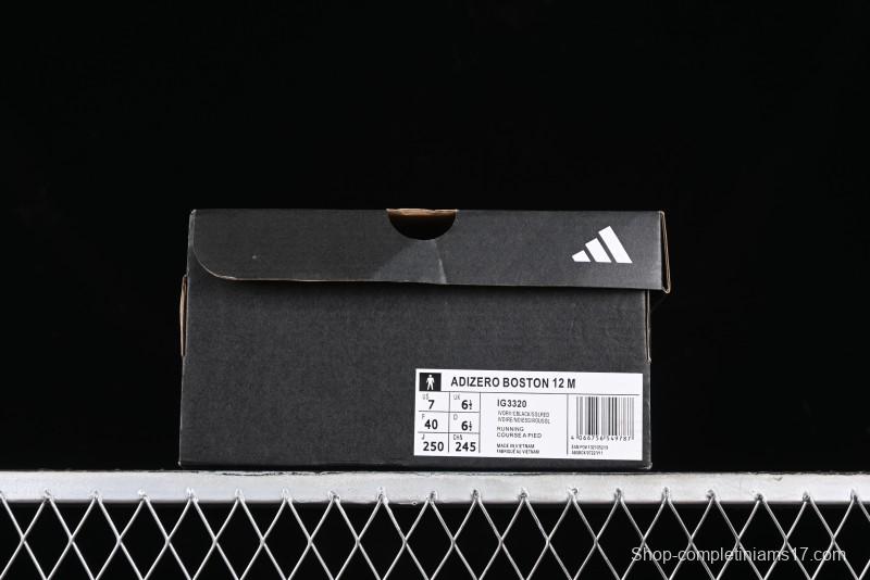 Adidas Adizero Boston 12 M Running Shoes with Lightstrike and Lightstrike Pro Technology - IG3320