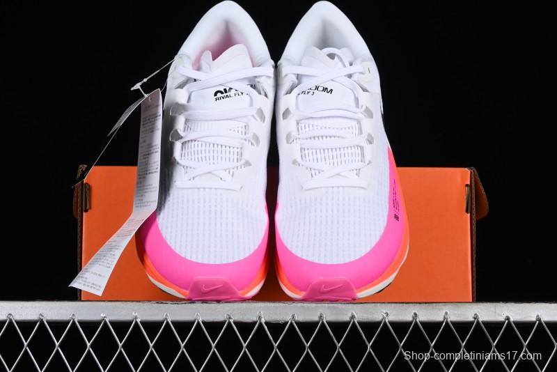 Nike Zoom Rival Fly 3 Lightweight Fabric Comfortable Cushion Slip-Resistant Low-Top Casual Running Shoes - DJ5426-100