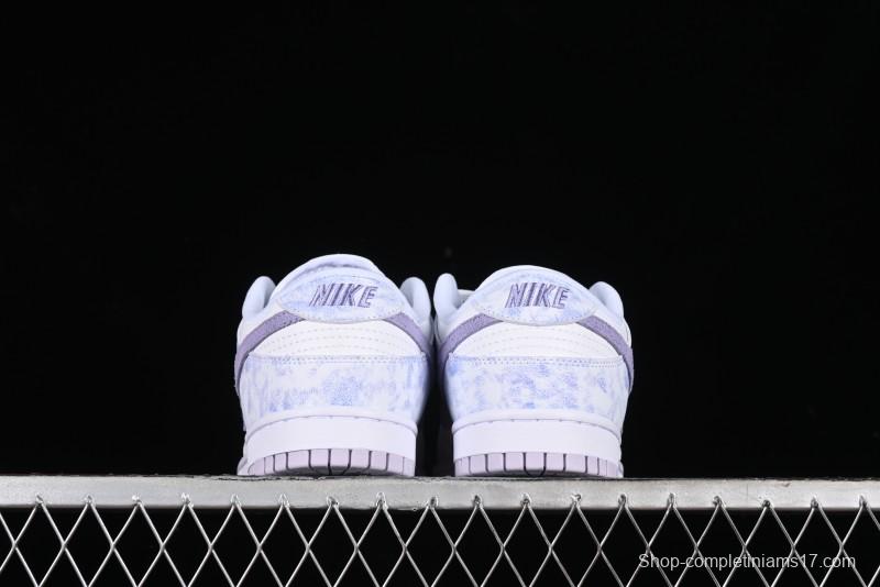 Nike SB Dunk Low Premium White Light Purple Skateboarding Shoes - DM9467-500