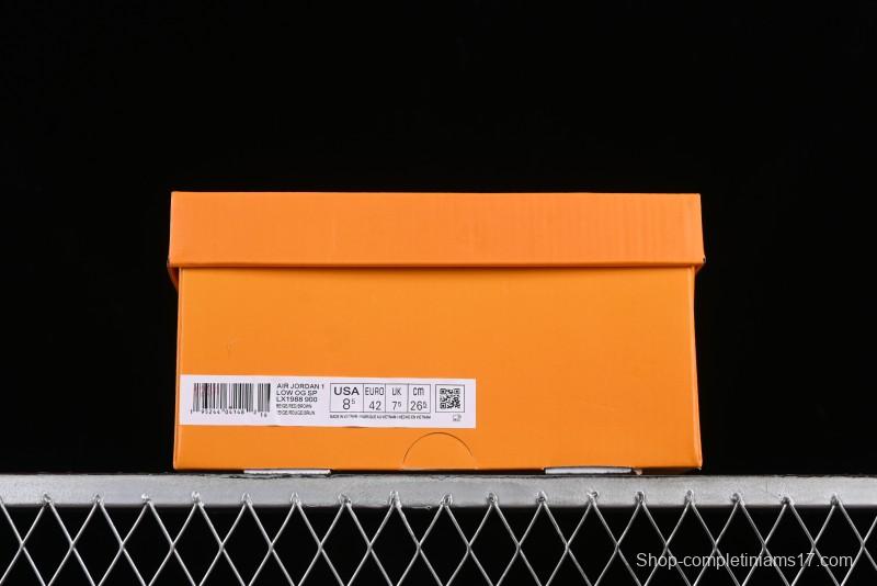 Nike Air Jordan 1 Low OG SP Travis Scott x Fragment Design Collaboration Sneakers - LX1988-900