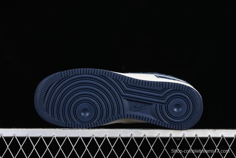 Nike Air Force 1 '07 Low LV Collaboration - Midnight Navy Low-Top Casual Sneakers - SJ2088-003