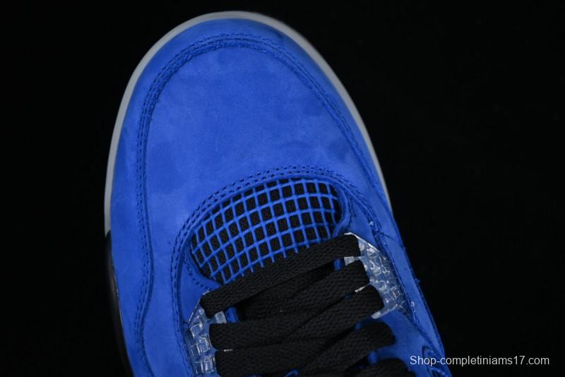 Nike Air Jordan 4 Retro Basketball Shoes with Premium Suede and Eminem Encore Design - AJ4