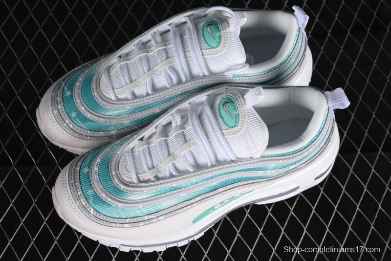 Nike Air Max 97 Custom Full-Sole Air Cushion Retro Bullet Running Shoes - 921826-101