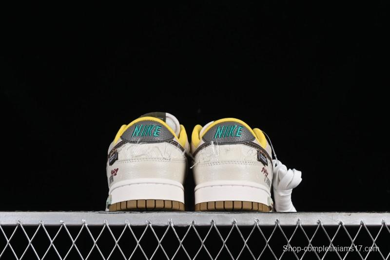 Nike Dunk Low Panda Prank Sail Era Sails Tan Brown SB Strap Low-Top Casual Skate Shoes - FV3629-371