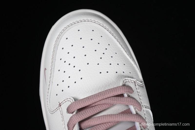 Nike Supreme x SB Dunk Low Collaboration - Rouge Pink Anniversary High-End Custom Low-Top Casual Skate Shoes - DY1503-006