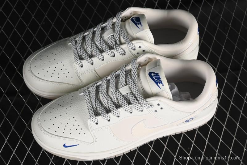Nike SB Dunk Low White Pearl Anniversary High-End Custom Low-Top Casual Skate Shoes - XB3802-346